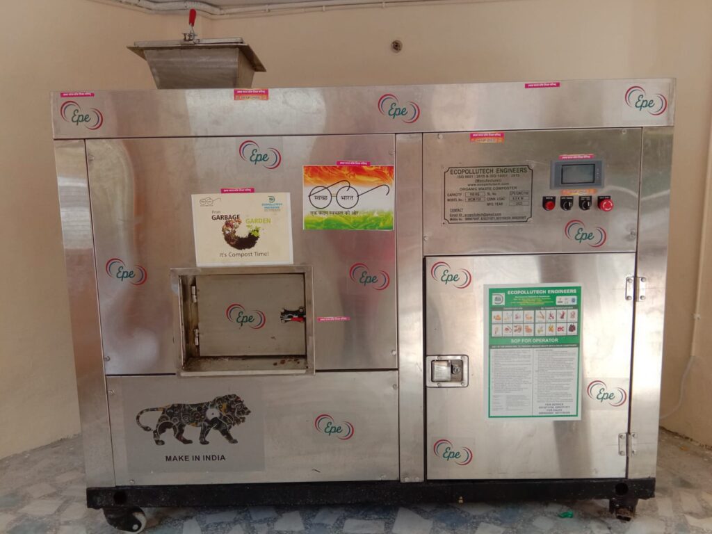 Organic waste composter machine